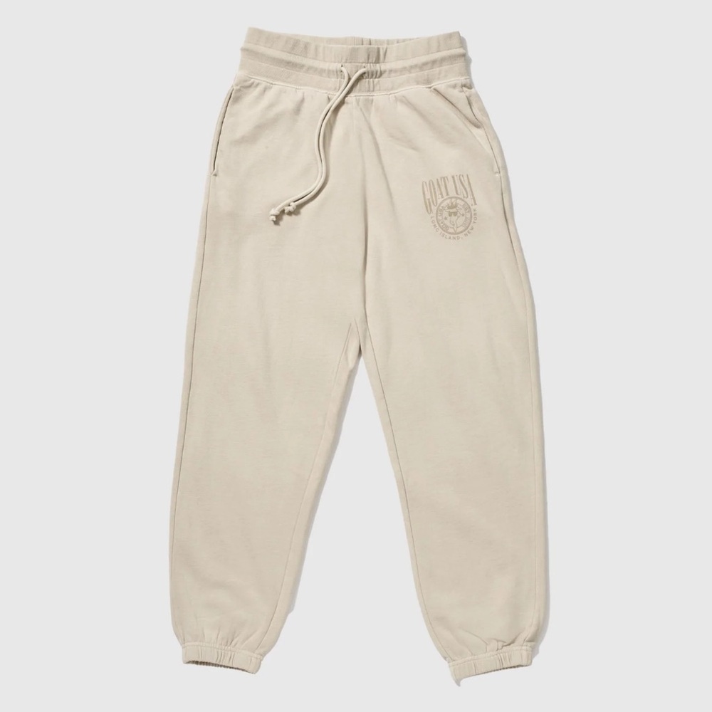 Kids Cream Joggers by GOAT USA